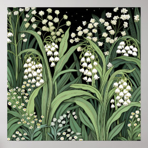 Póster Lily of the Valley Art Print