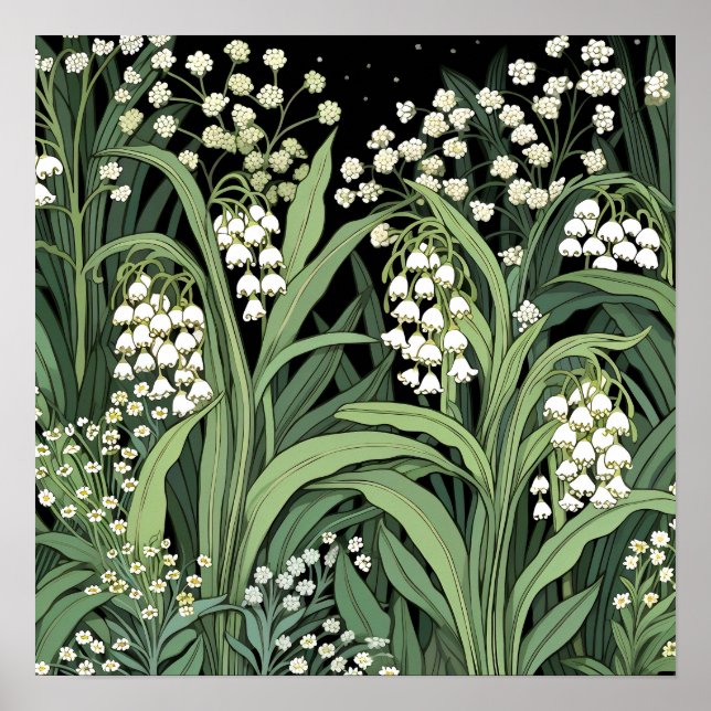 Póster Lily of the Valley Art Print (Frente)