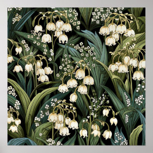 Póster Lily of the Valley Art Print