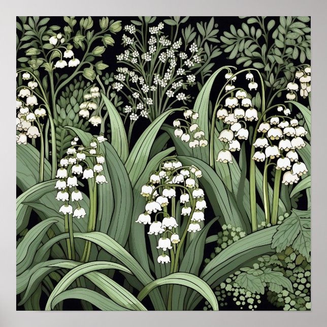 Póster Lily of the Valley Art Print (Frente)