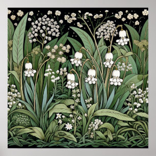 Póster Lily of the Valley Art Print