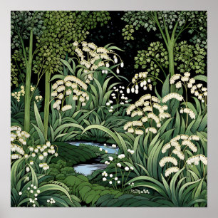 Póster Lily of the Valley Art Print