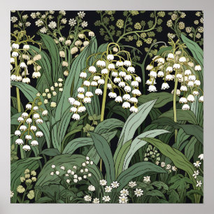Póster Lily of the Valley Art Print