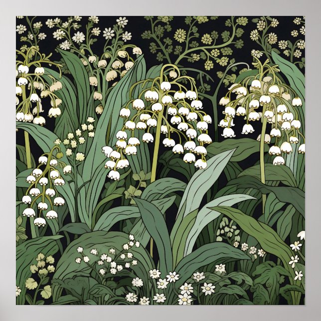 Póster Lily of the Valley Art Print (Frente)