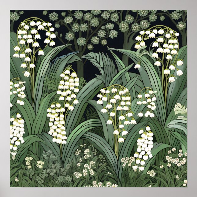 Póster Lily of the Valley Art Print (Frente)