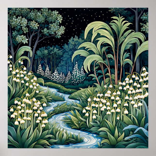 Póster Lily of the Valley Art Print (Frente)