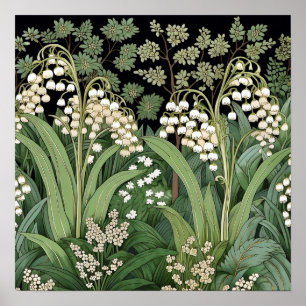 Póster Lily of the Valley Art Print