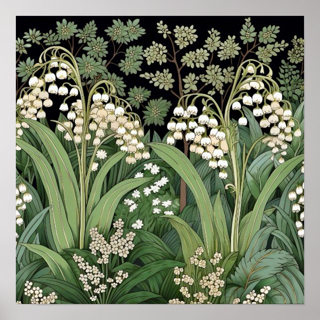 Póster Lily of the Valley Art Print (Frente)