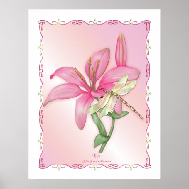 Póster Lily Pink (Frente)