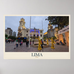 Póster Lima Después del Atardecer
