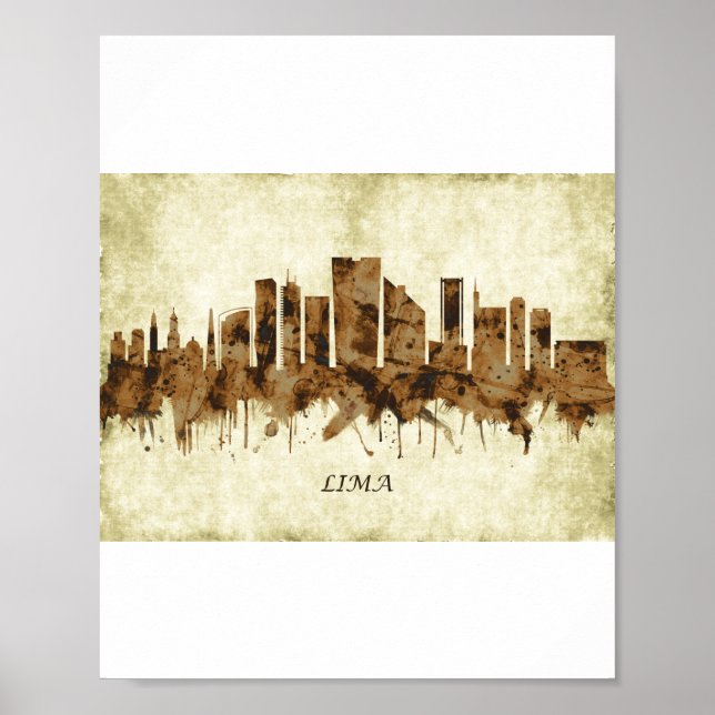 Póster Lima Perú (Frente)