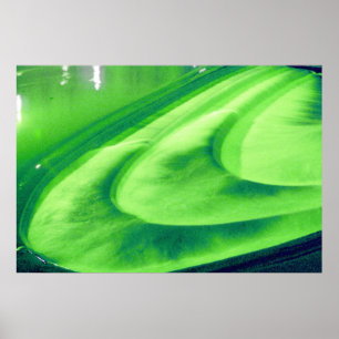 Póster Lime Green Weir At Bath, UK