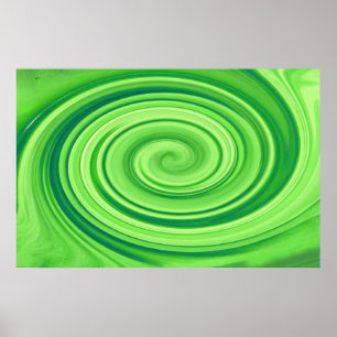 Póster Lime Green Whirlpool