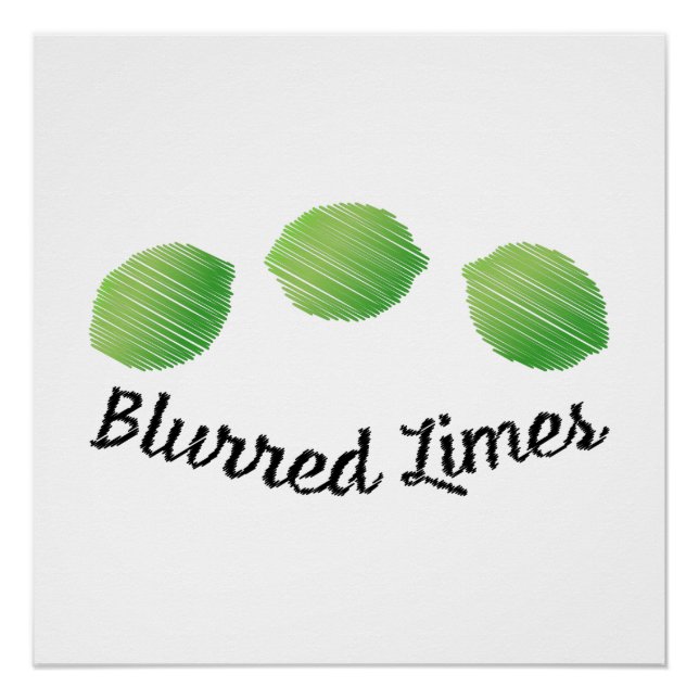 Póster Limes borrosas (Anverso)