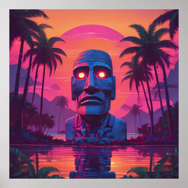 Póster Liminal Polynesian Haunt (Frente)