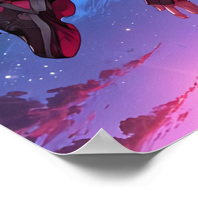 Póster LIMITADO | Sueños Skybound - Poster cósmico de Ani (Esquina)