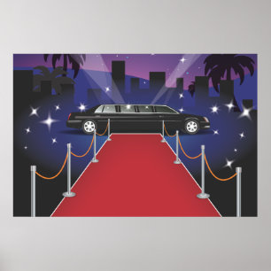 Póster Limo, celebridad de la alfombra roja