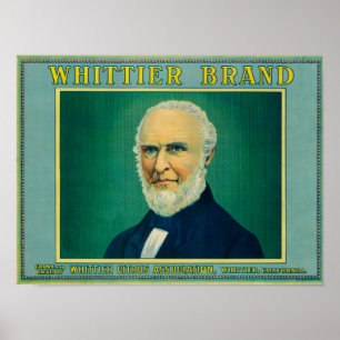 Póster Limón LabelWhittier, CA de Whittier