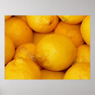 Póster Limones frescos