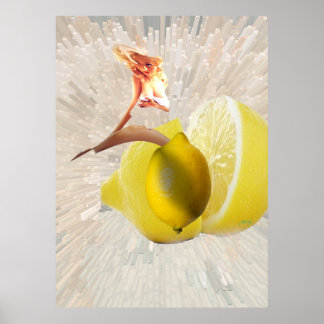 Póster limones lascivos
