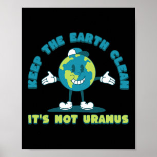 Póster Limpiar la Tierra no es un medio ambiente australi