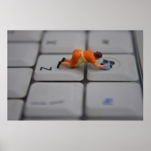 Póster Limpiar ventanas