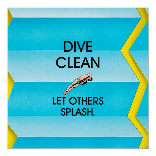 Póster Limpieza de buceo TOP (Anverso)