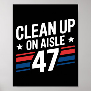 Póster Limpieza de Donald Trump partidario republicano de