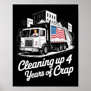 Póster Limpieza de Donald Trump partidario republicano de