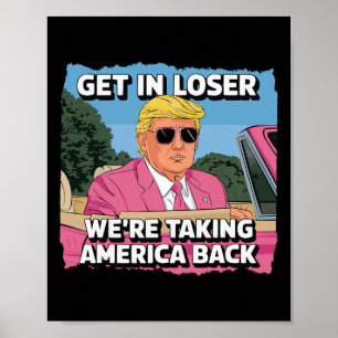 Póster Limpieza de Donald Trump partidario republicano de