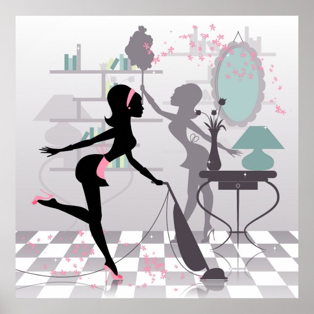 Póster Limpieza de primavera (Frente)