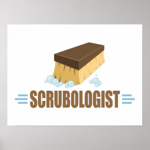 Póster Limpieza divertida