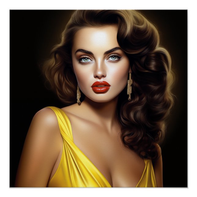 Póster Lina - ¡Super Modelo Latina! (Anverso)