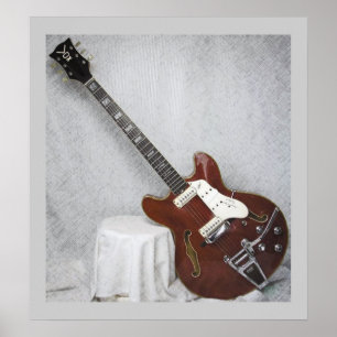 Póster Lince estupendo GuitarPoster de lujo de la voz