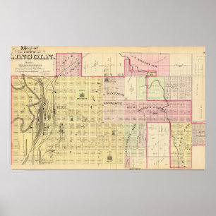 Póster Lincoln del norte, Nebraska