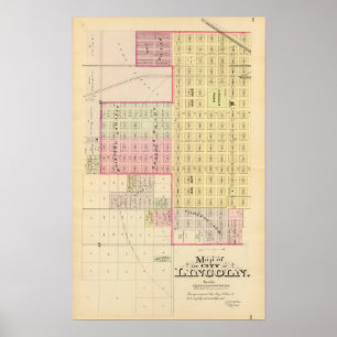 Póster Lincoln del sur, Nebraska