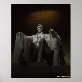 Póster Lincoln Memorial at Night