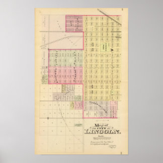 Póster Lincoln Sur, Nebraska