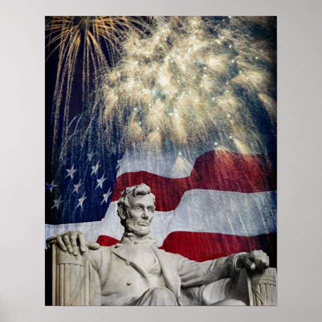 Póster Lincoln y Fireworks (Frente)