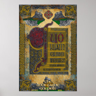 Póster Lindisfarne Gospels