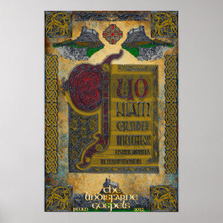 Póster Lindisfarne Gospels