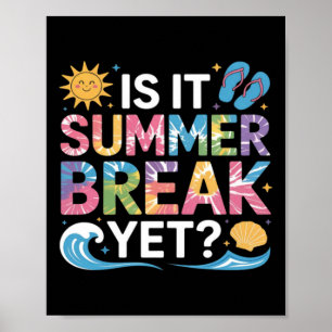 Póster Lindo Es El Profesor De Las Vacaciones De Verano E