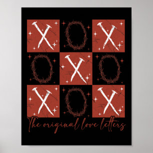 Póster Lindo Retro Comprobado San Valentín Xoxo El Origin