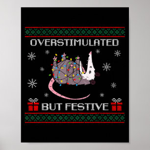 Póster Lindo Sobrestimulado Pero Divertido Festivo Ssum F