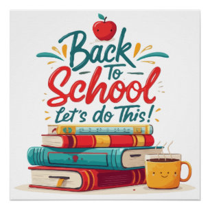 Póster Lindo "Vamos a Hacer Esto" Motivacional de Regreso