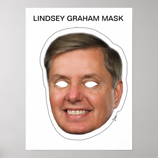 Póster Lindsey Graham Mask (Frente)