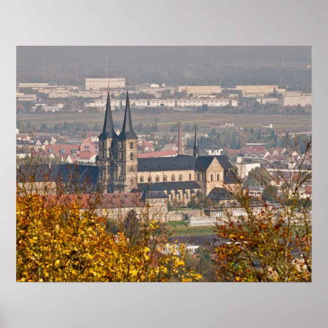 Póster Línea aérea de Bamberg, Alemania (Frente)