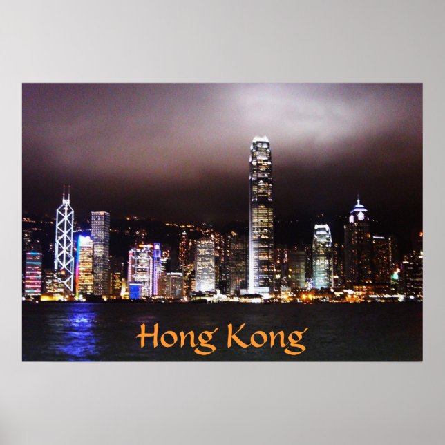 Póster Línea aérea de Hong Kong (Frente)