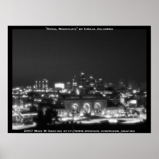 Póster Línea aérea de Kansas City