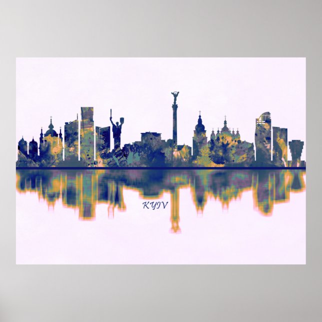 Póster Línea aérea de Kiev (Frente)
